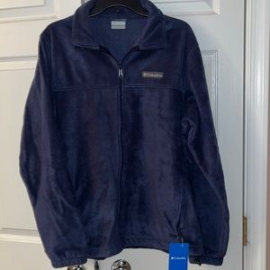 Columbia Men’s Navy fleece jacket- Brand New